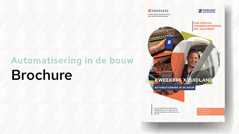 Brochure – Automatisering in de bouw – Zuidland Lijmwerken
